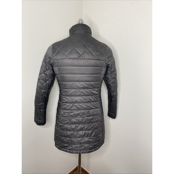 Patagonia Radalie Parka Puffer Jacket Grey Womens Size Small Puffy Long Coat - Picture 8 of 10